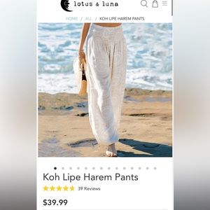 lotus and luna harem pants
